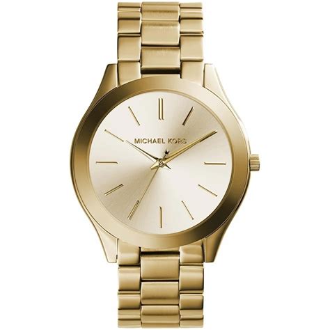 michael kors runway slim watch gold|Michael Kors Watch 250300.